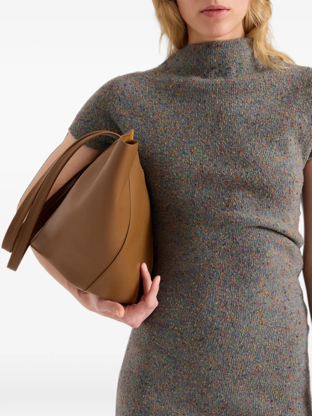 Proenza Schouler Hex shopper van glad kalfsleer Bruin