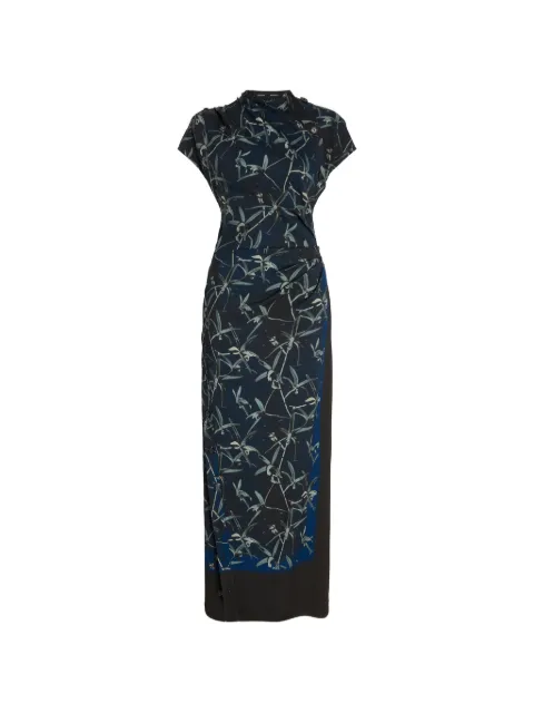 Proenza Schouler Anais dress in printed stretch cady