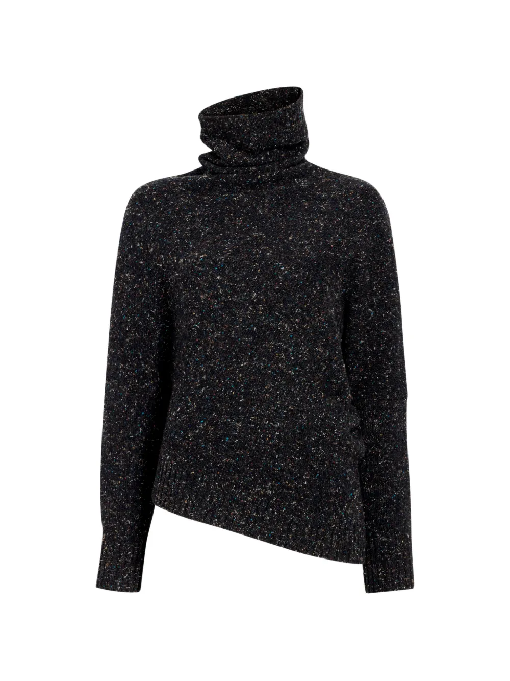 Proenza Schouler Abie sweater in Donegal knit - Nero