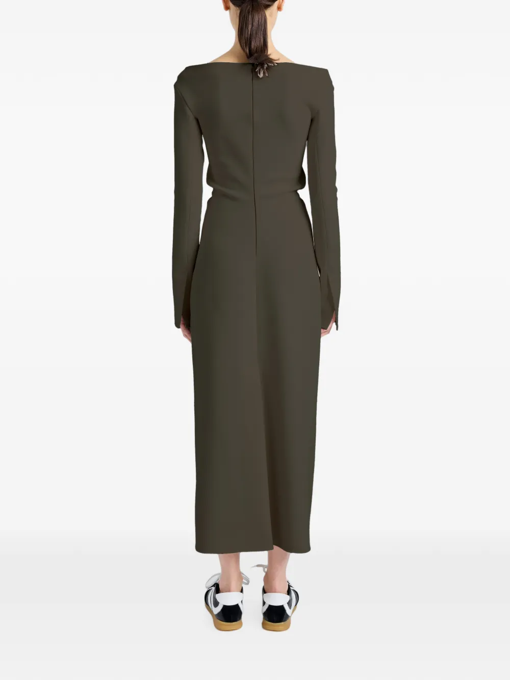 Proenza Schouler Yara jurk met bi-stretch Groen