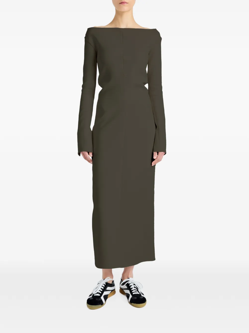Proenza Schouler Yara jurk met bi-stretch Groen