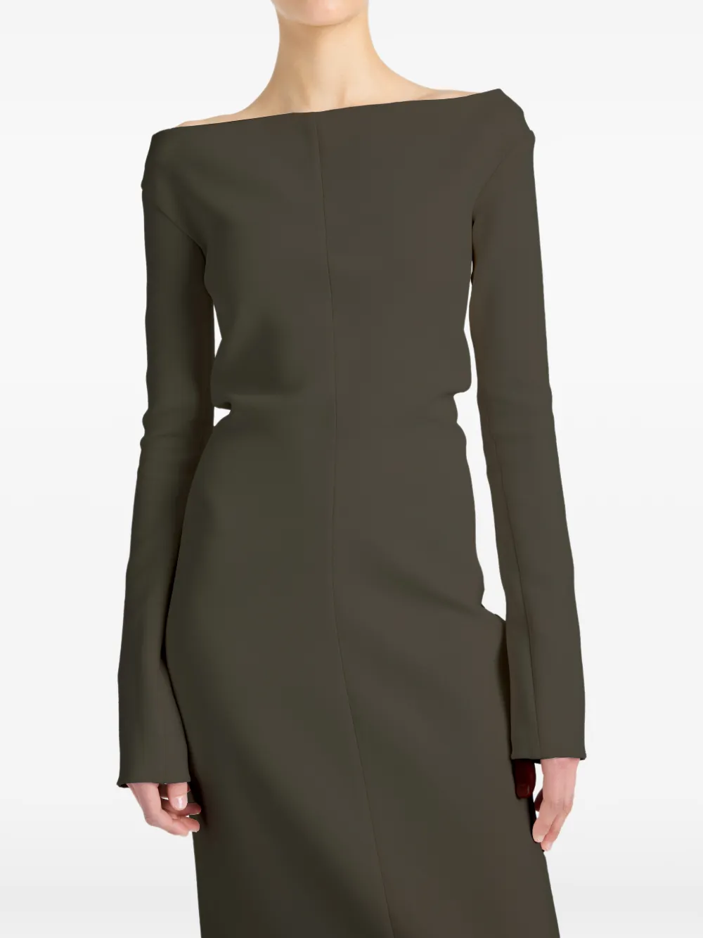 Proenza Schouler Yara jurk met bi-stretch Groen