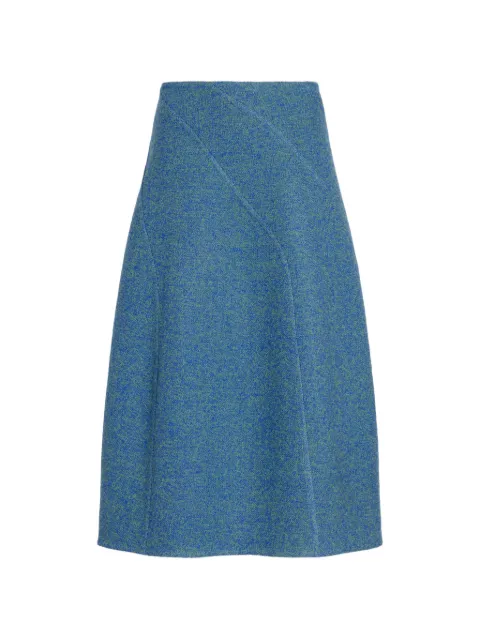 Proenza Schouler Gaelle skirt in double face melange outerwear