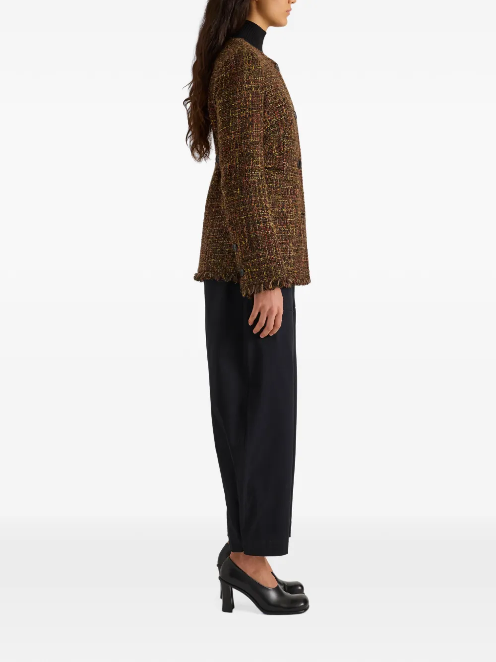 Proenza Schouler White Label Talla katoenen-twill cargo broek Zwart