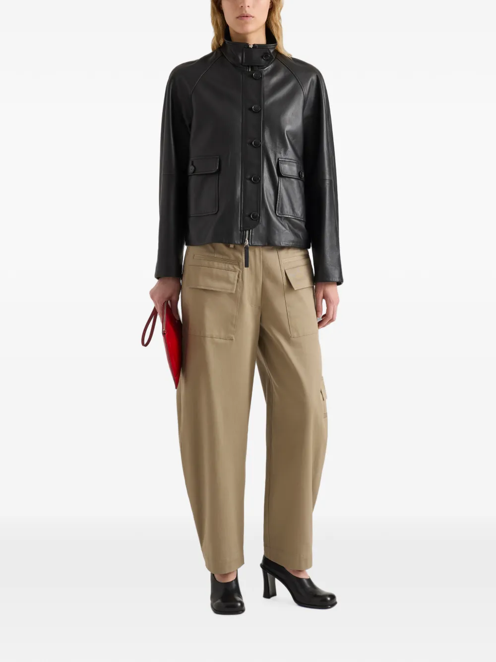 Proenza Schouler White Label Talla cargo broek Beige
