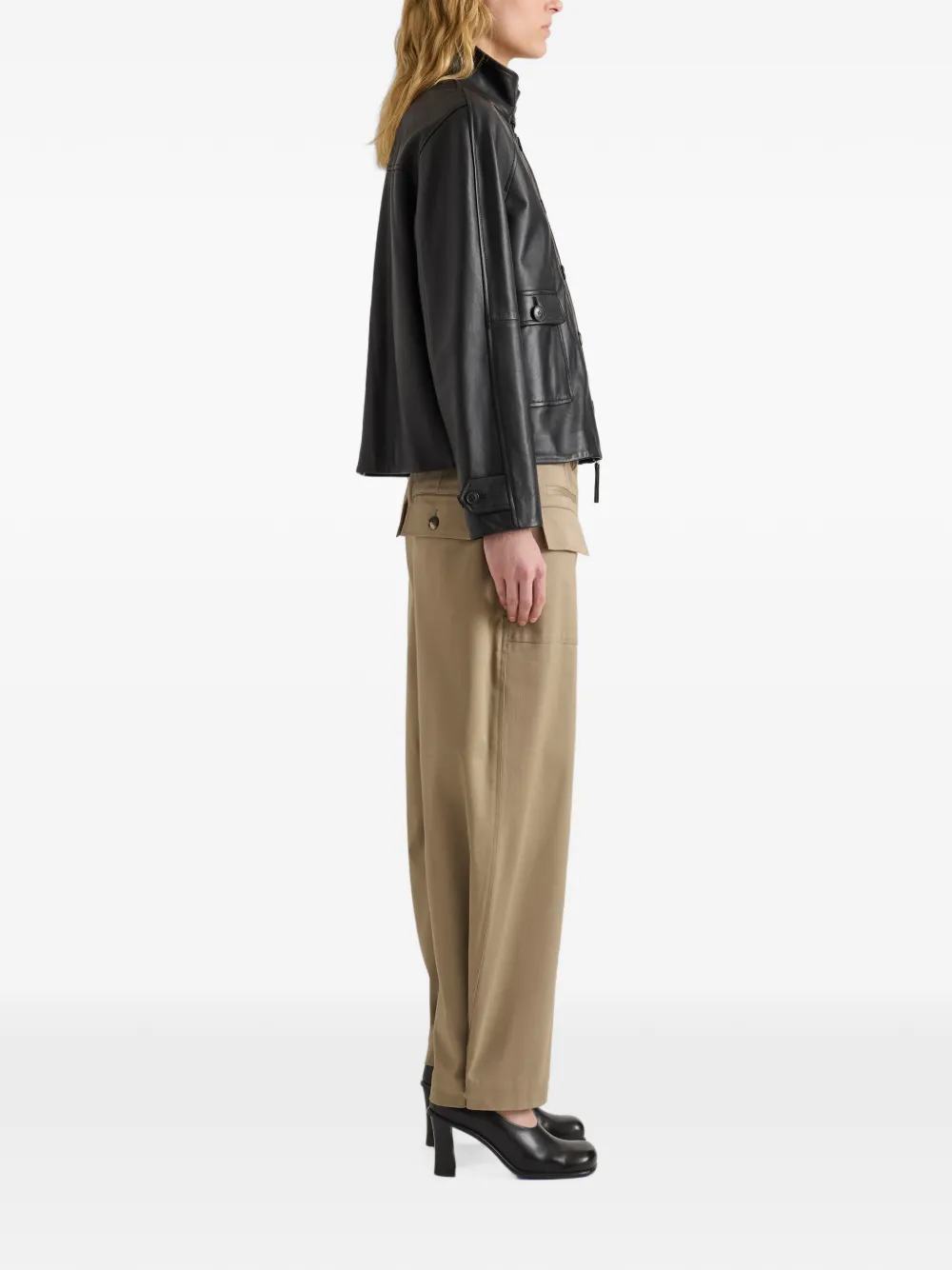 Proenza Schouler White Label Talla cargo broek Beige