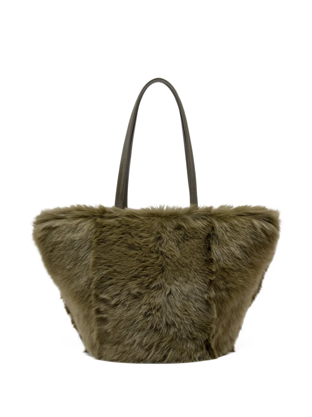 Proenza Schouler Hex shearling tote bag Groen