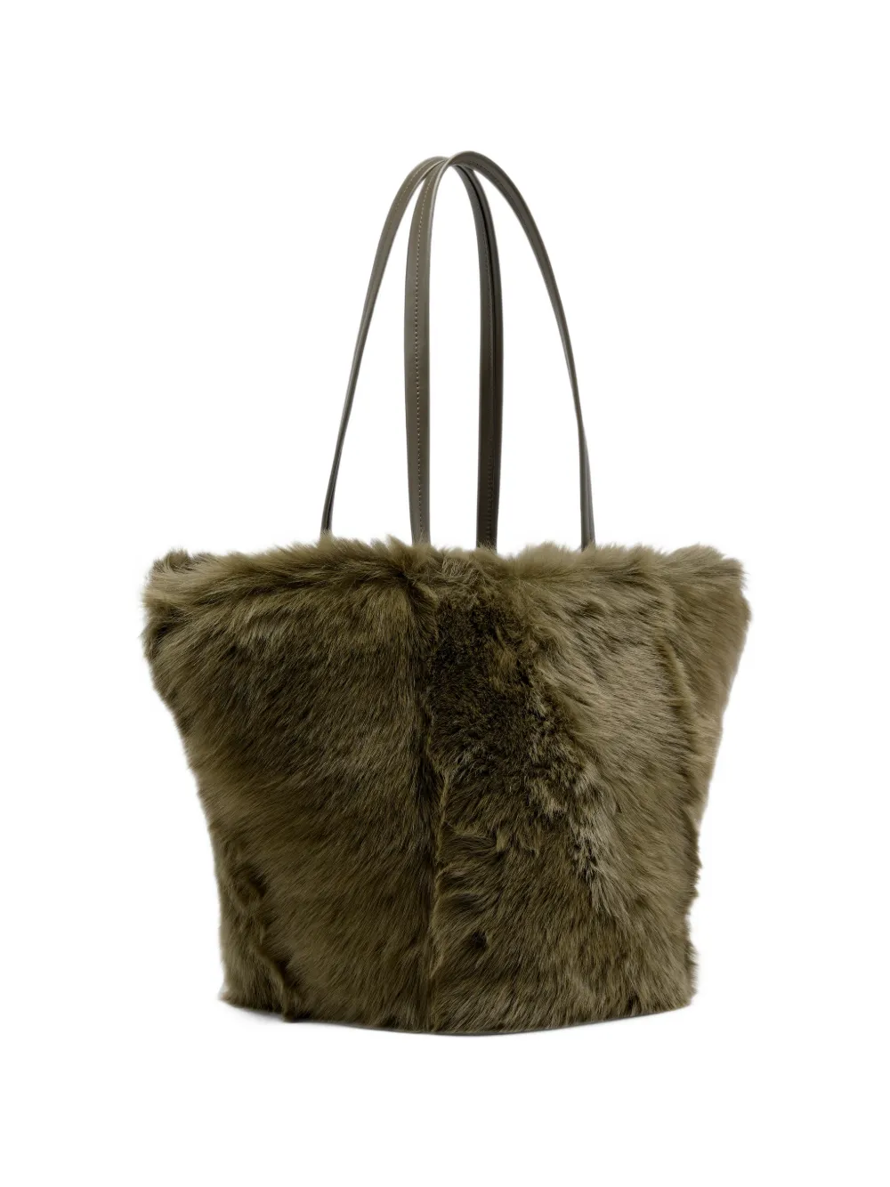 Proenza Schouler Hex shearling tote bag Groen