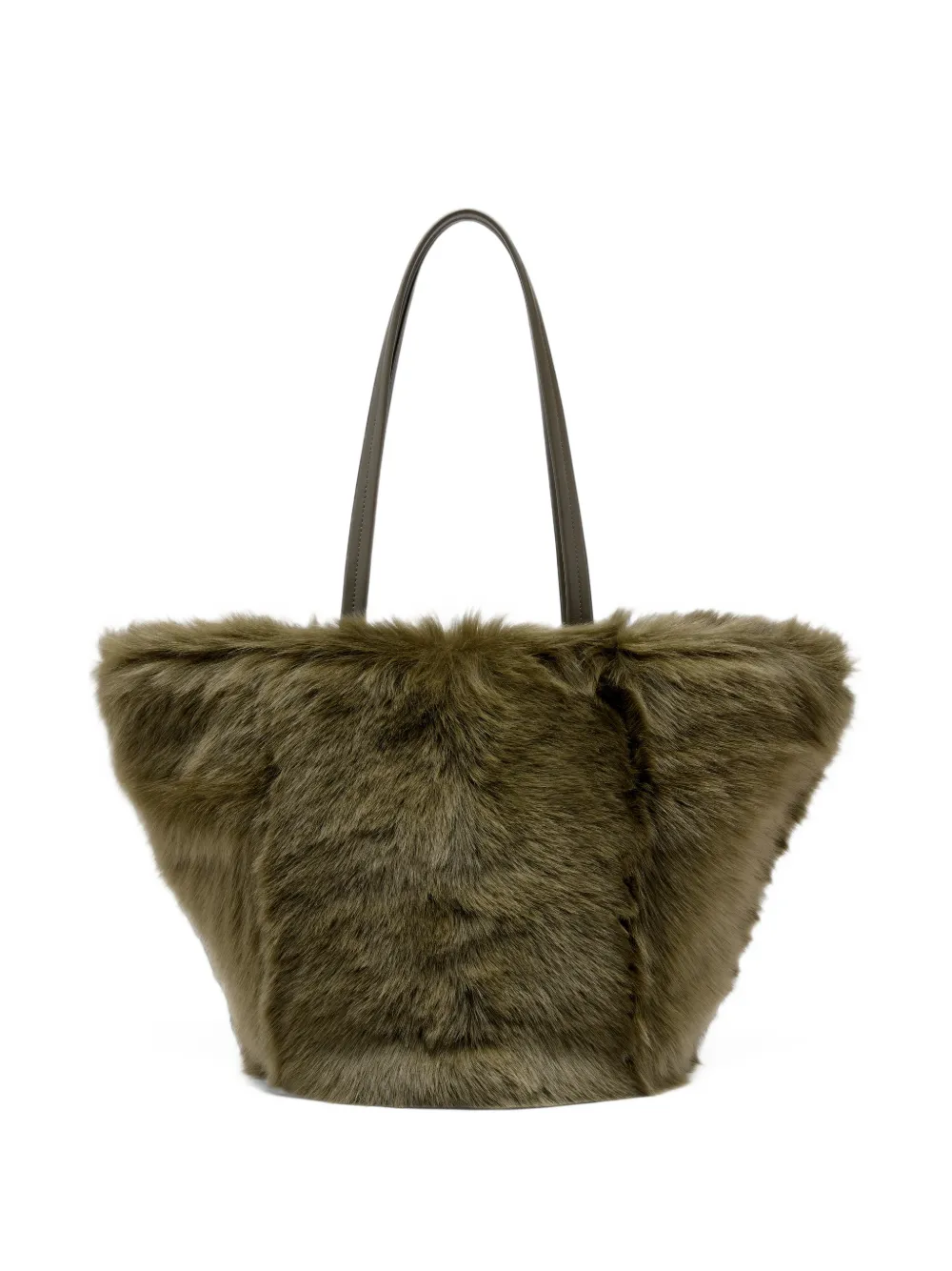 Proenza Schouler Hex shearling tote bag - Green