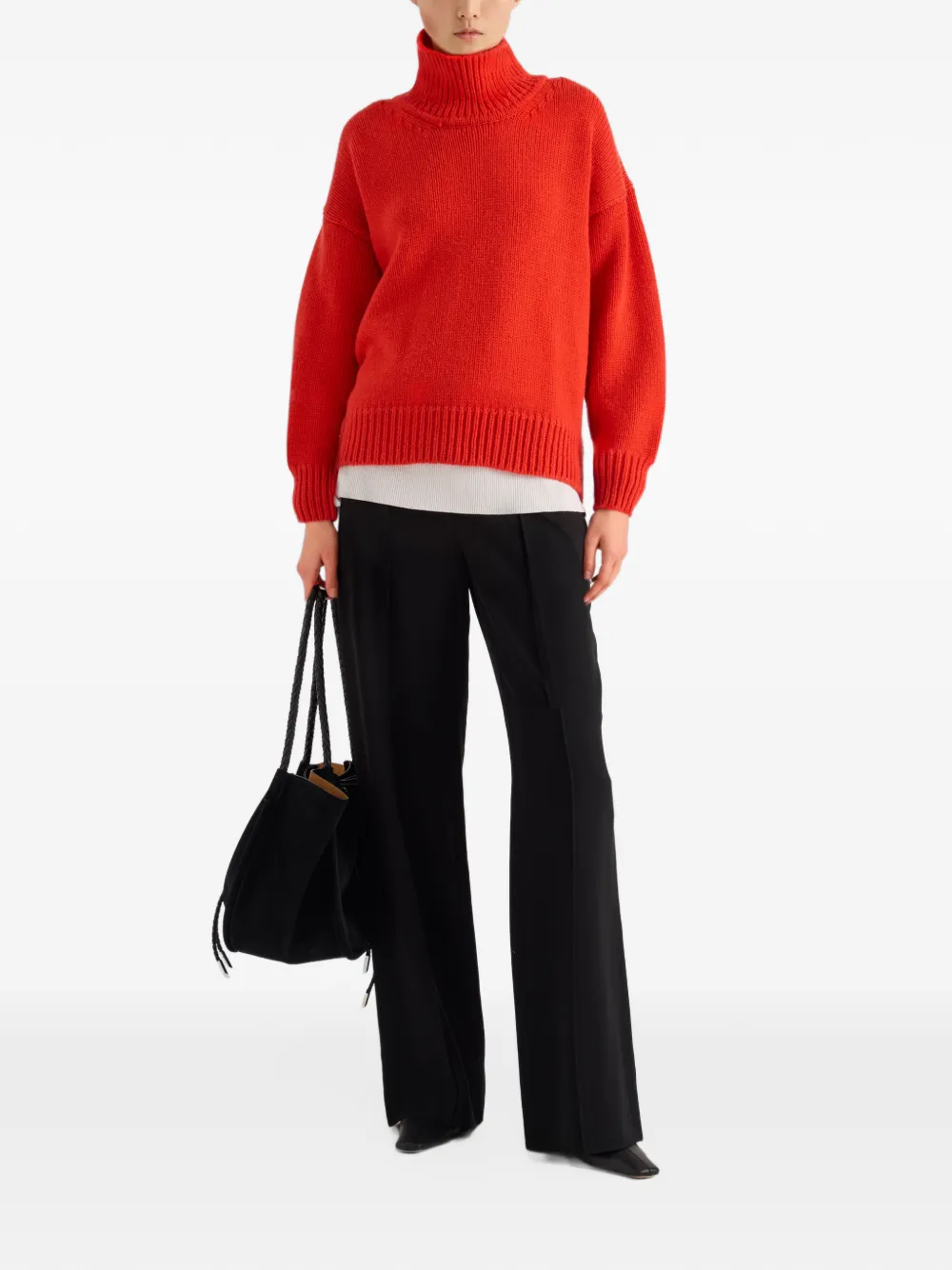 Proenza Schouler Oren turtleneck in cashmere wool Rood