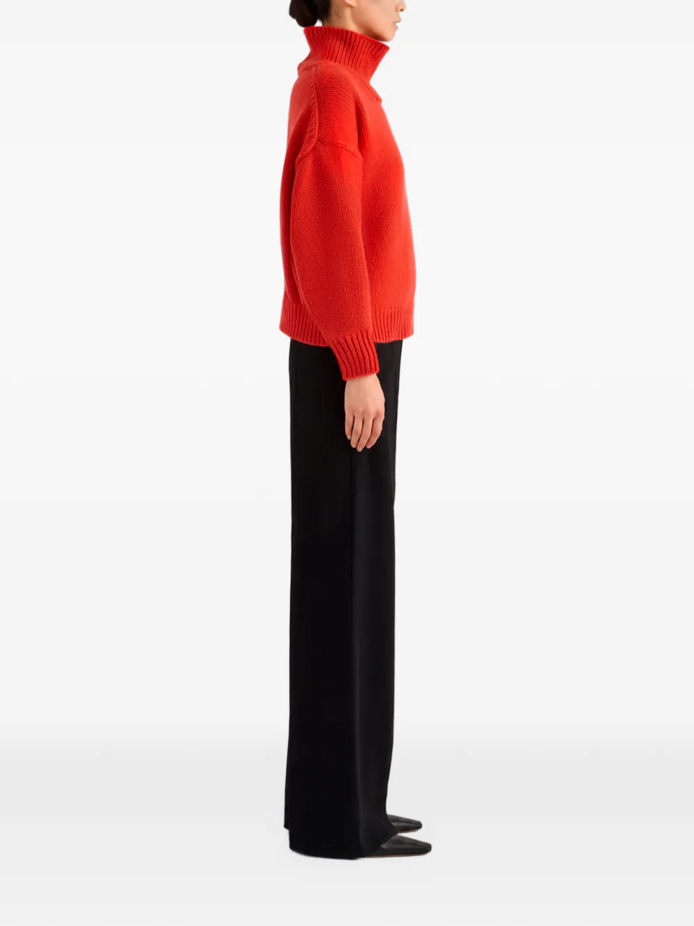 Proenza Schouler Oren turtleneck in cashmere wool Rood