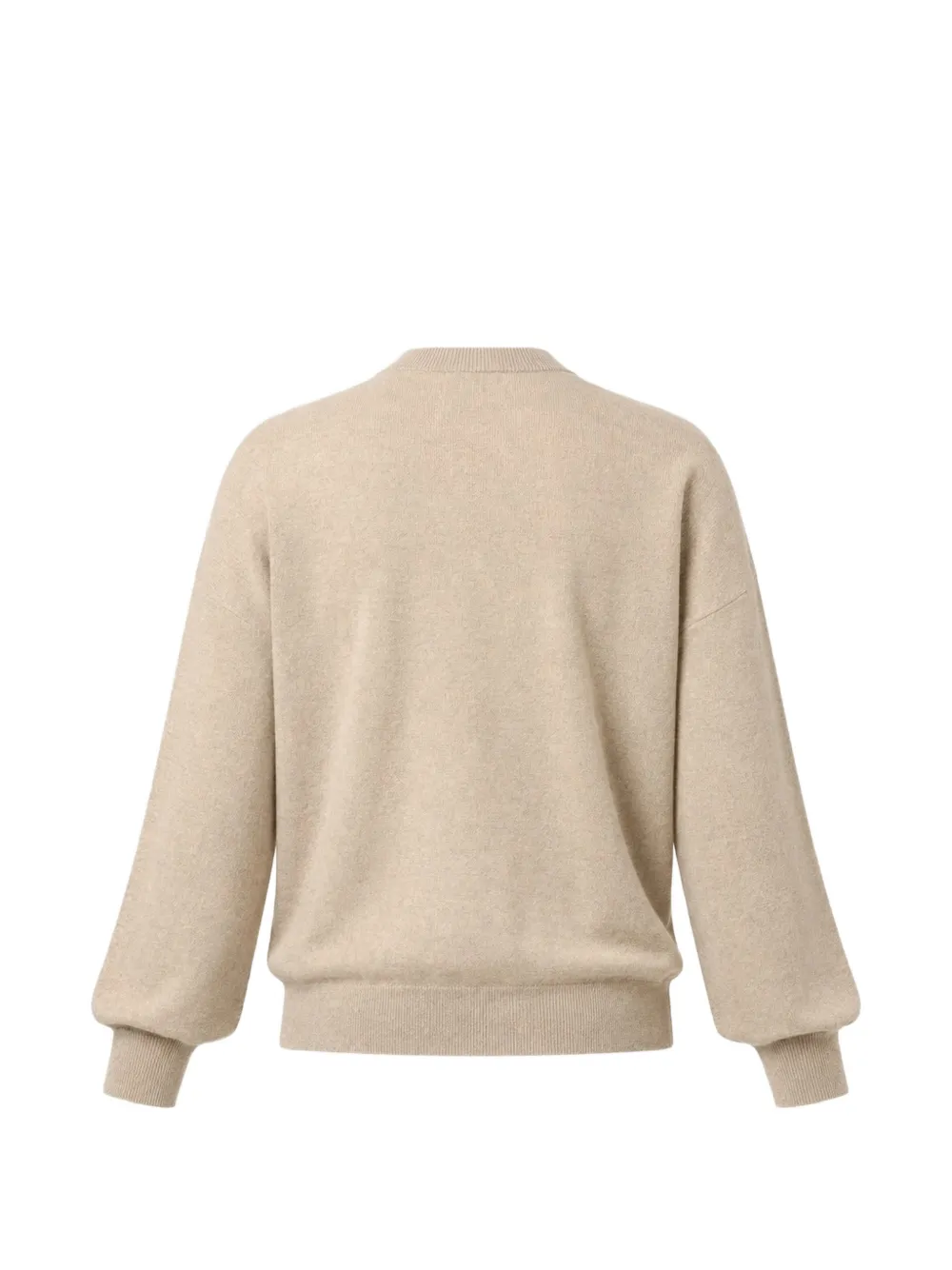 Brunello Cucinelli cashmere crewneck sweater Beige