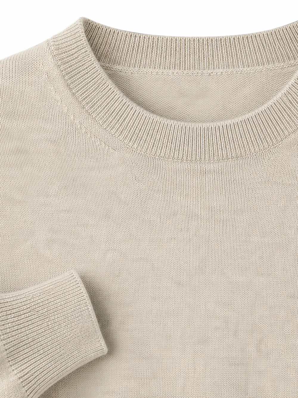 Brunello Cucinelli cashmere crewneck sweater Beige