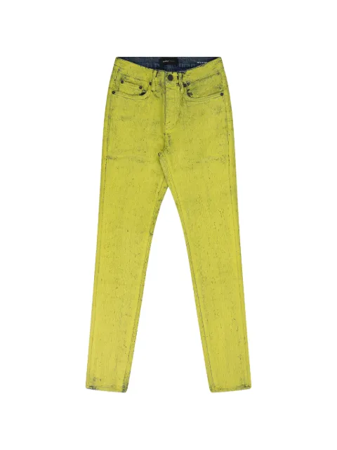 Purple Brand P001 paint-effect jeans
