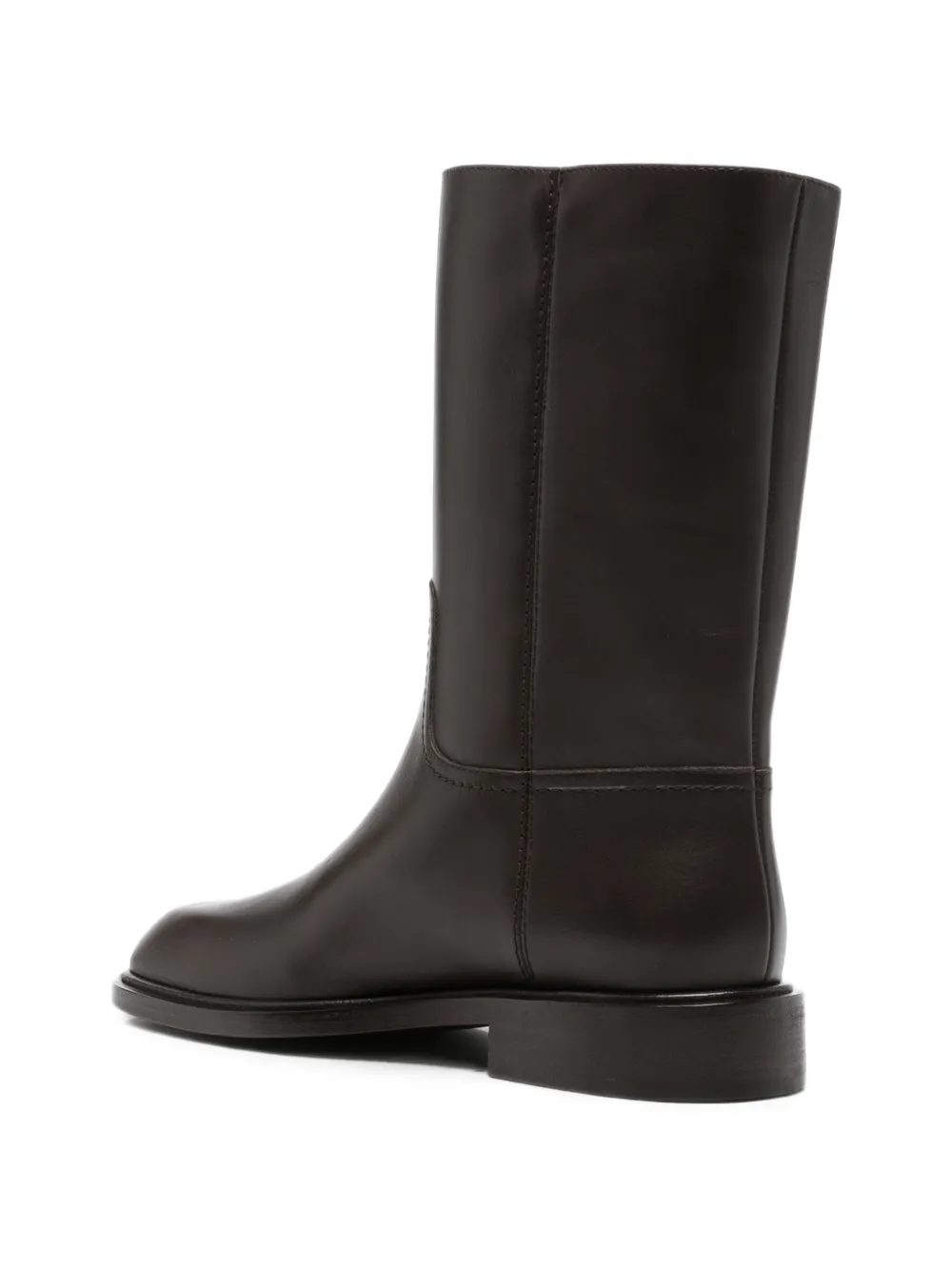 Co tonal-stitched boots Bruin