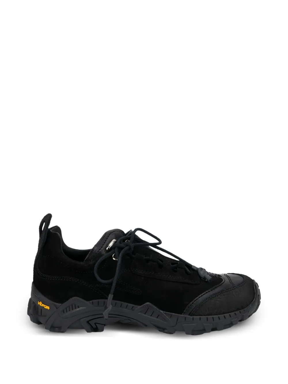 OUR LEGACY Gabe panelled leather sneakers Zwart