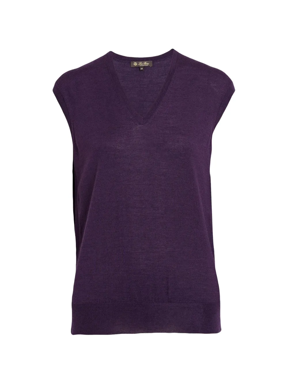Loro Piana V-neck vest - Viola