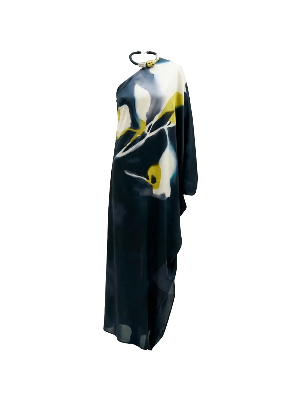 Silvia Tcherassi Erica one-shoulder maxi dress - Nero