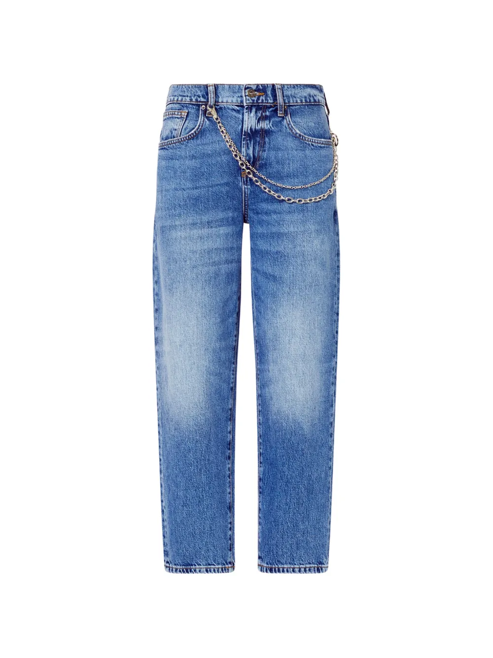 LIU JO boyfriend jeans with rips - Blu