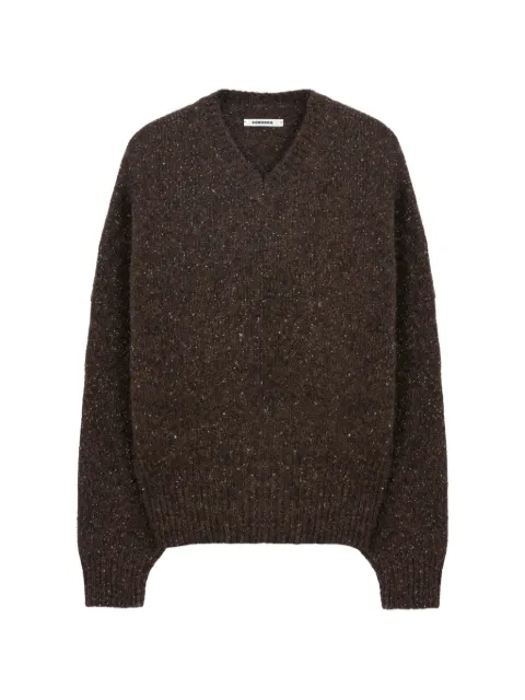 Cordera speckled V-neck sweater