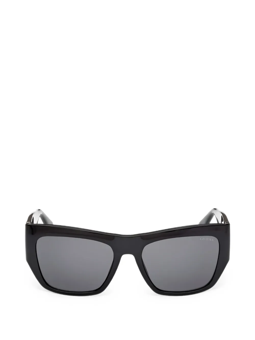 GUESS USA logo-plaque rectangle-frame sunglasses - Nero
