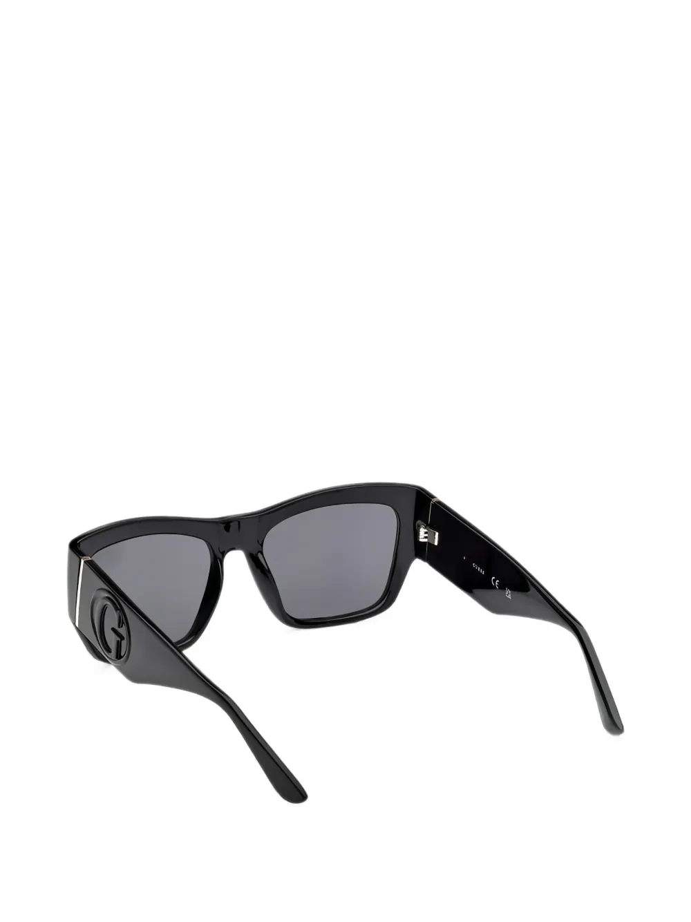GUESS EYEWEAR Zonnebril met rechthoekig montuur Zwart