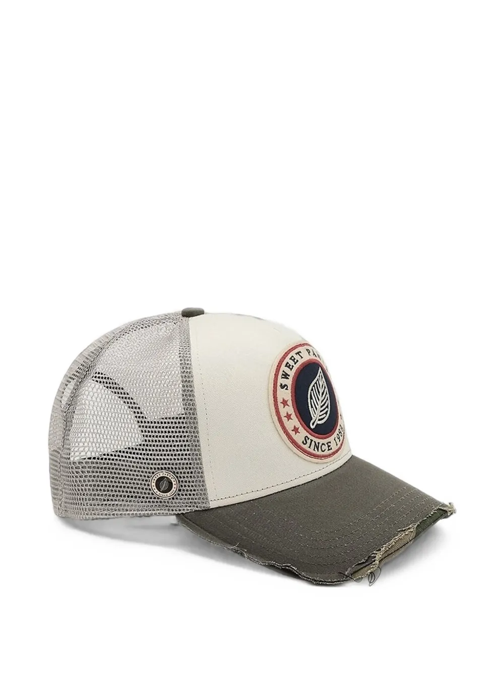 SWEET PANTS Home Run logo-patch cap - Grau