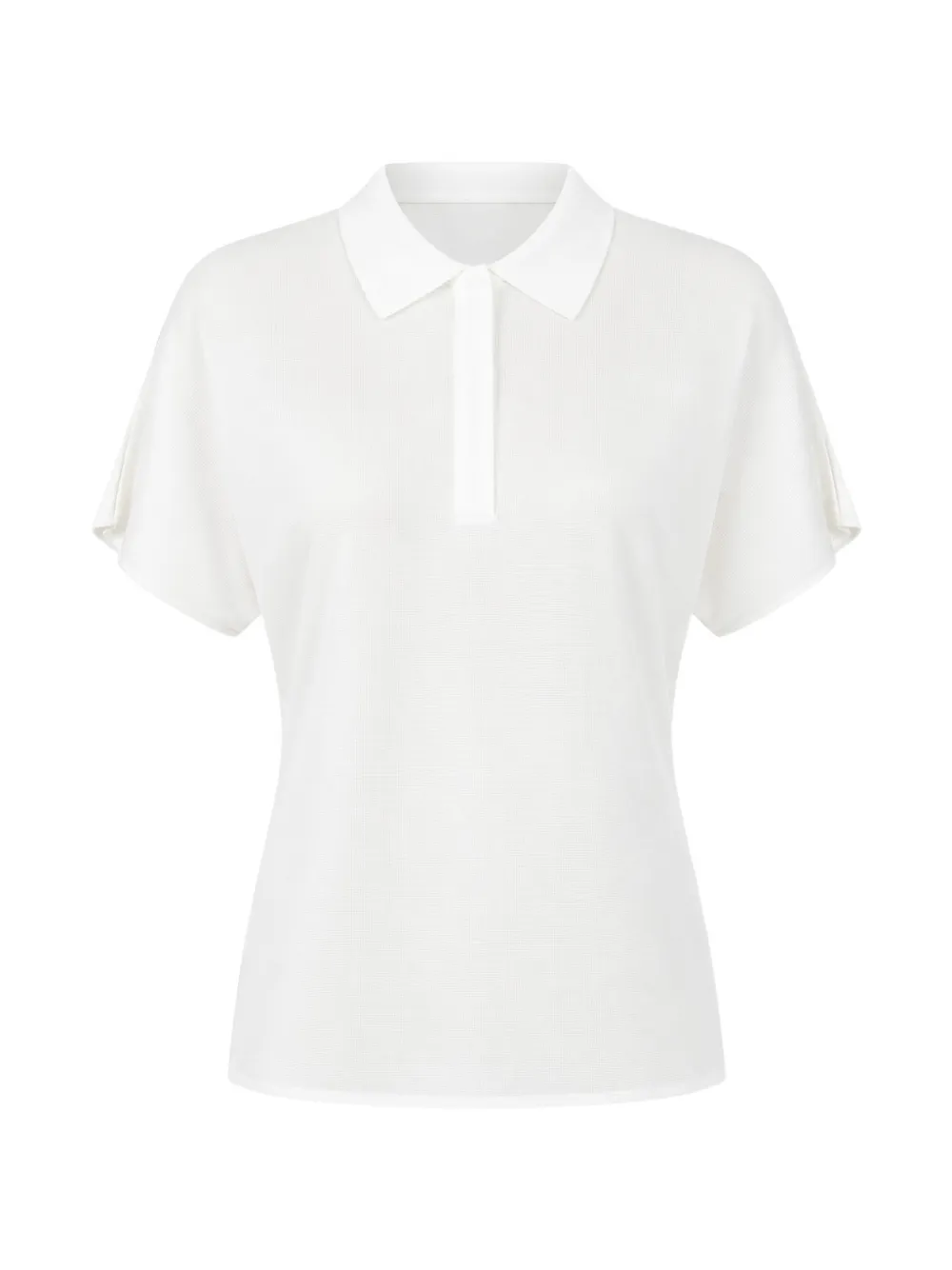 MeimeiJ batwing-sleeve polo shirt - Bianco