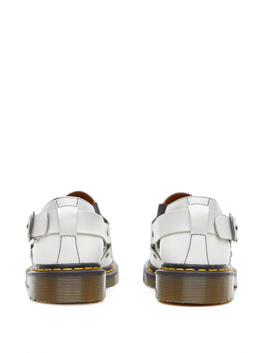 Dr. Martens x Comme des Garçons Hattie harness-detail monk shoes Wit