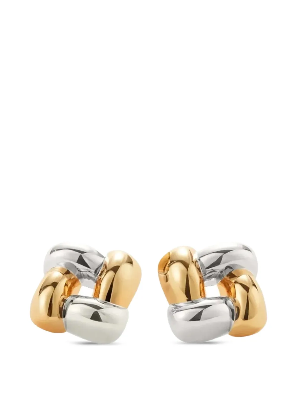 Jenny Bird woven square earrings - Oro