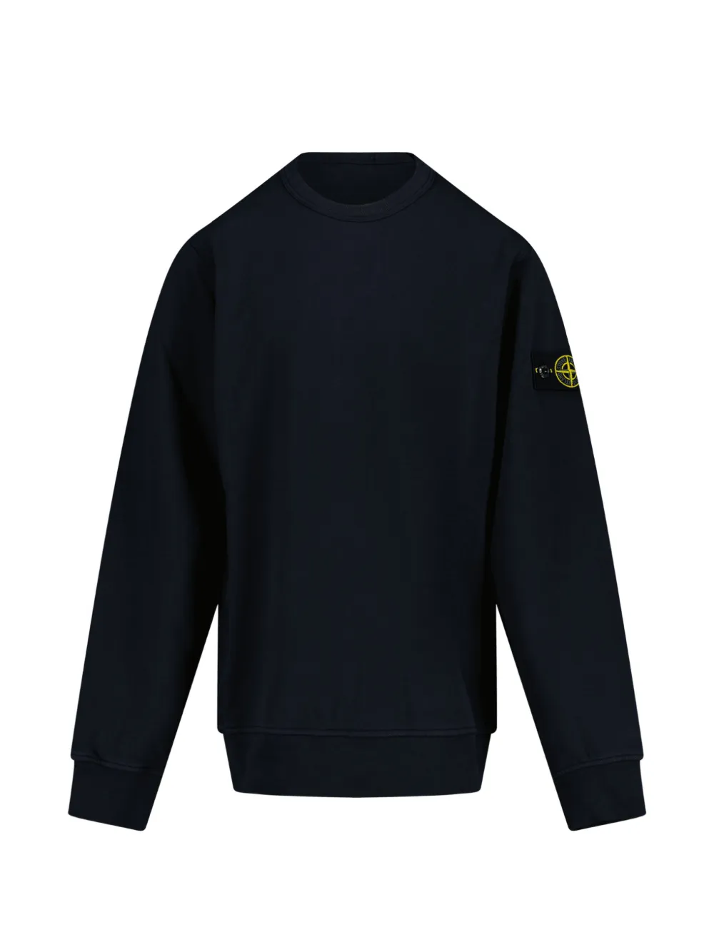 Stone Island Junior Compass-badge cotton sweatshirt - Blu