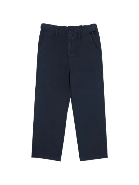 Aspesi Kids linen straight-leg trousers