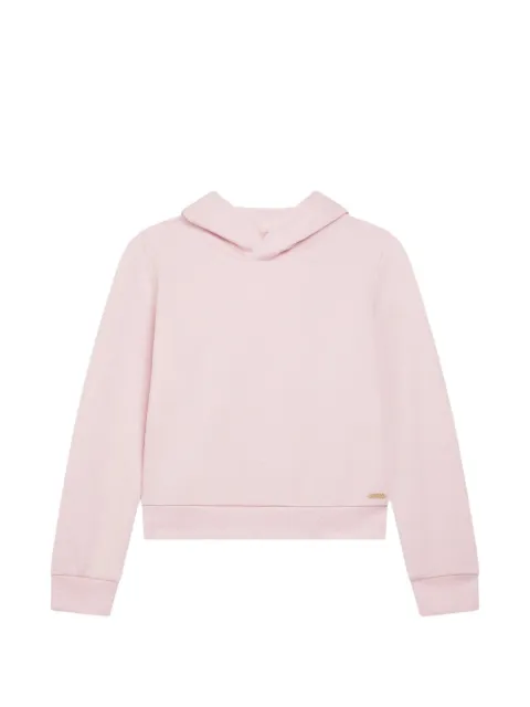 GUESS USA logo-embossed hoodie