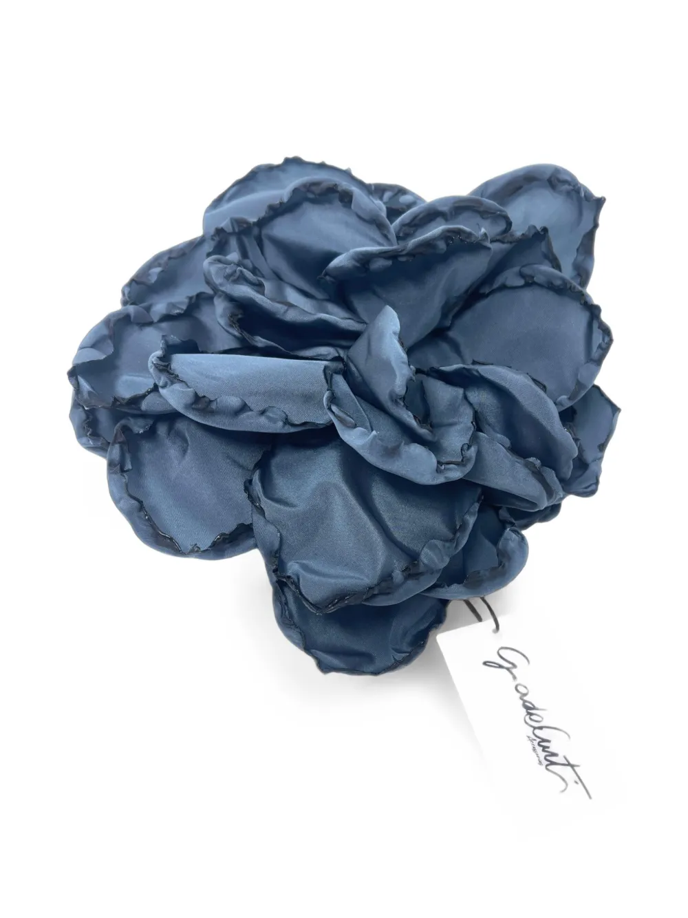 GIADA CURTI flower-patch brooch - Blau
