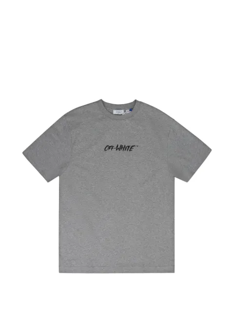 Off-White camiseta con estampado Arrow y cuello redondo