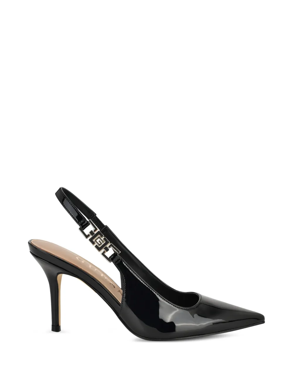 GUESS USA Nassha patent-leather slingback pumps - Nero
