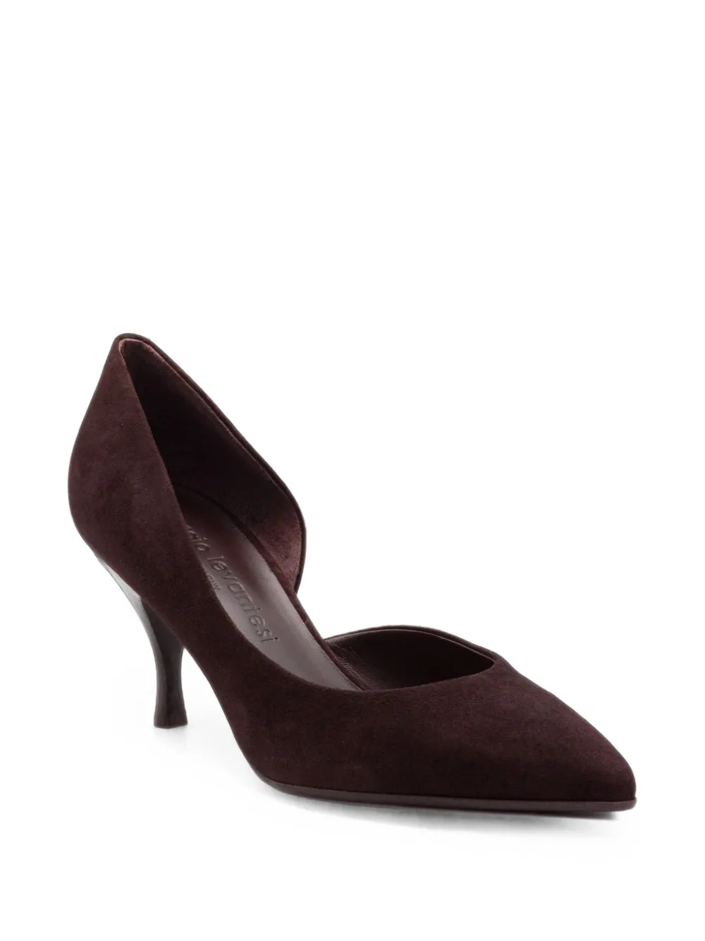 Sergio Levantesi Jada side-cutout pumps Bruin