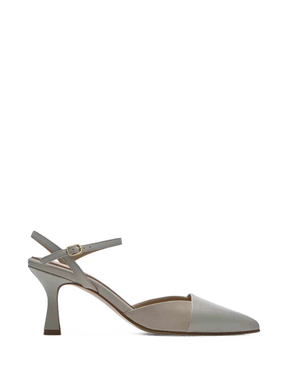 Lottusse Rose leather slingback pumps