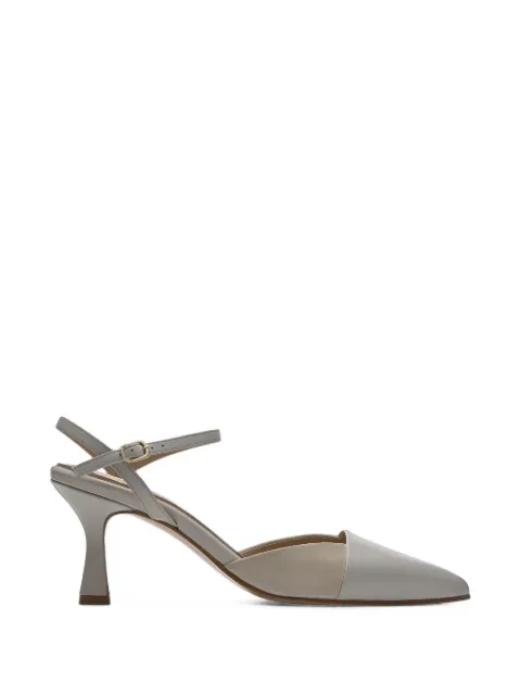 Lottusse Rose leather slingback pumps