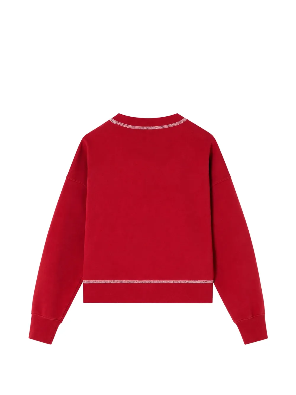 Golden Goose Kids Cropped sweater met logoprint Rood