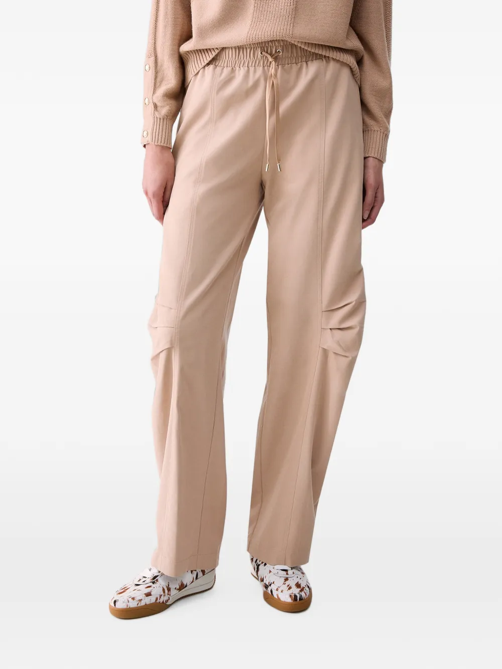 LIU JO Broek met wijde pijpen Beige