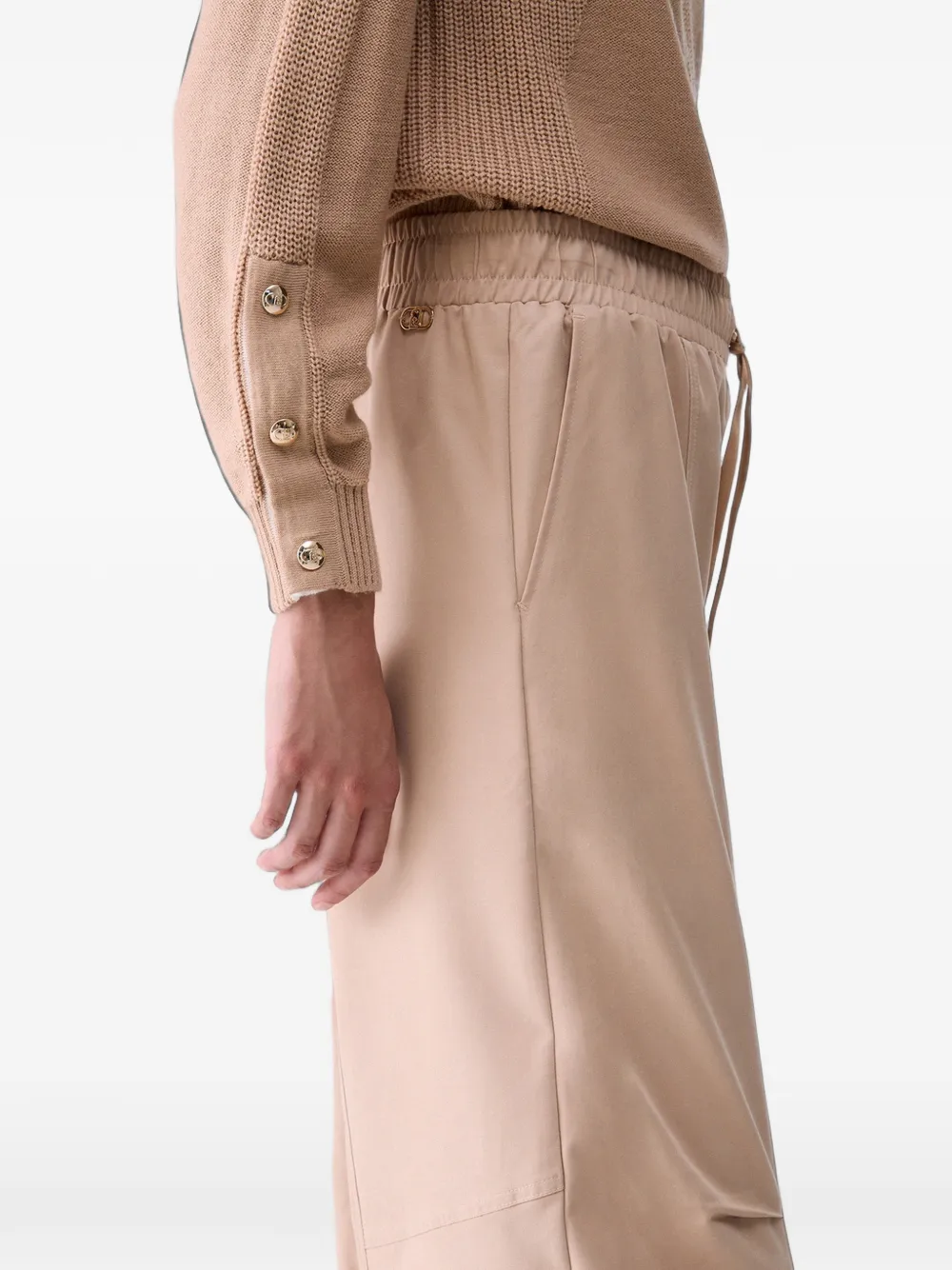 LIU JO Broek met wijde pijpen Beige