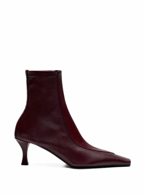 Proenza Schouler Hex leather ankle boots