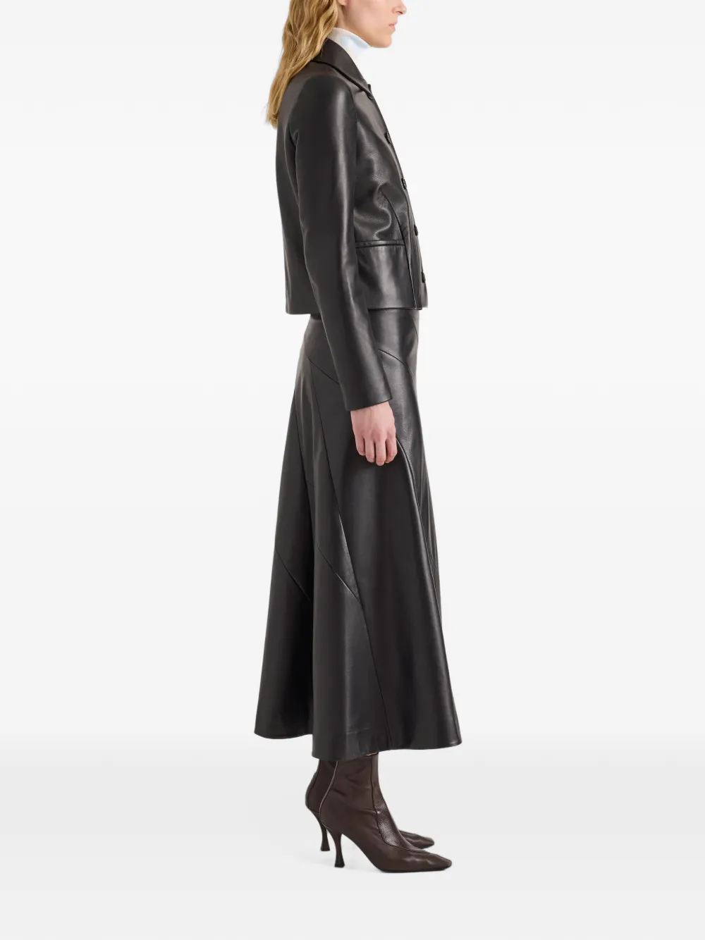 Proenza Schouler Kenza jacket in nappa leather Zwart