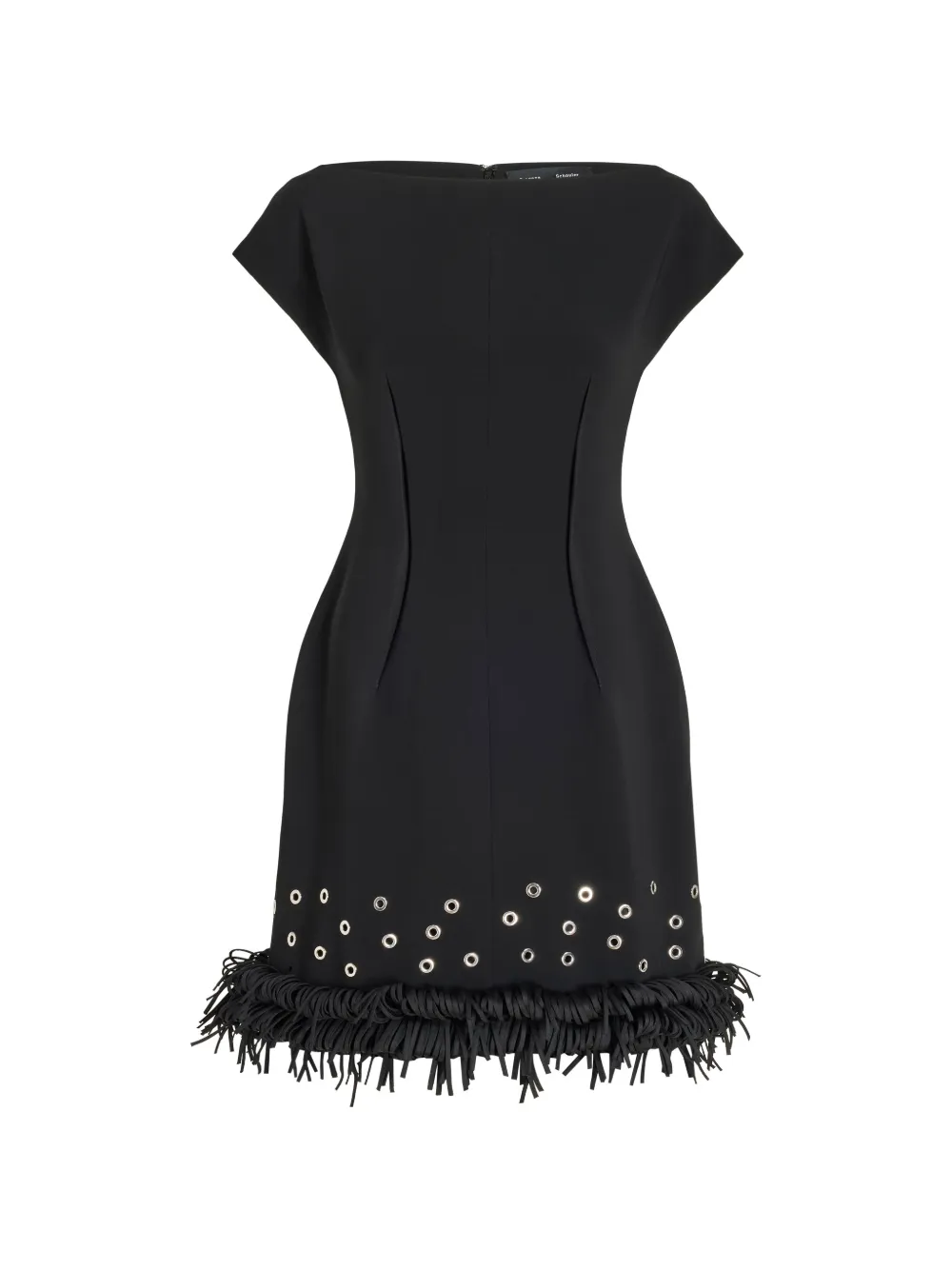 Proenza Schouler Grazziela dress in matte double crepe - Nero