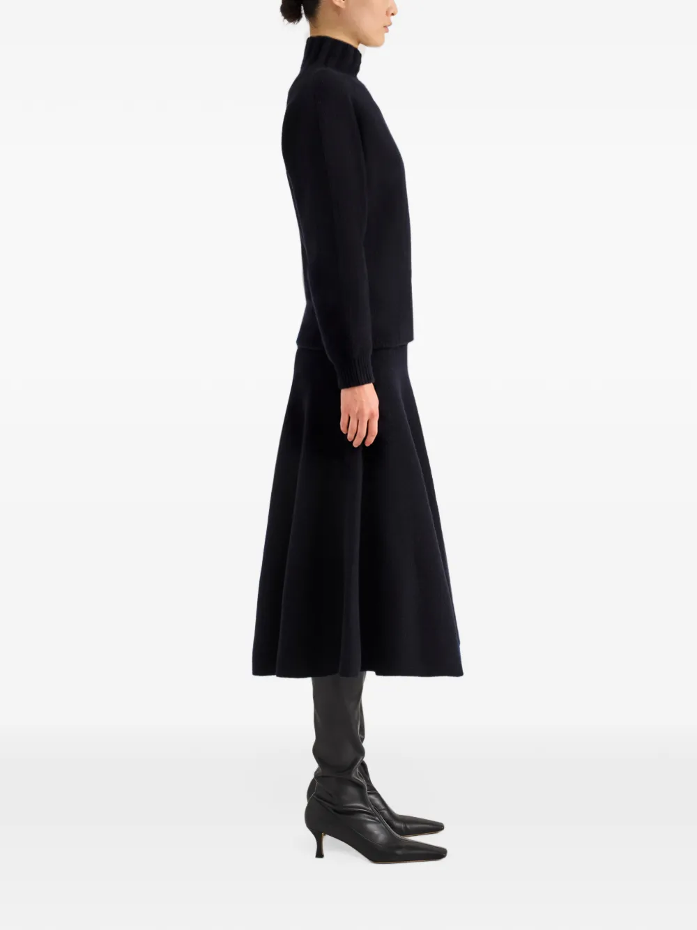 Proenza Schouler Lothea topin lofty merino wool Blauw