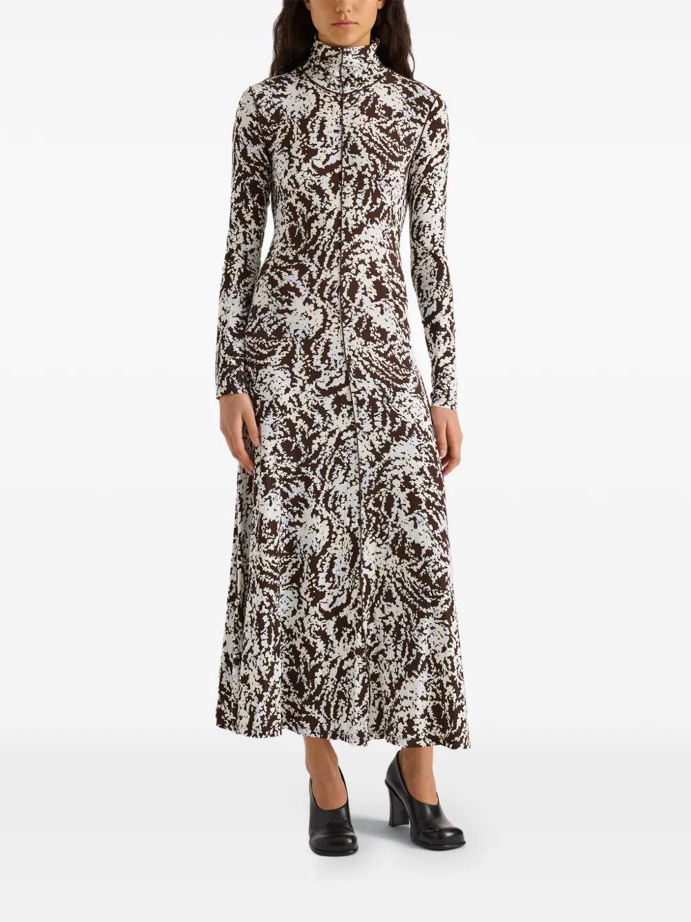 Proenza Schouler White Label Mabel jersey maxi dress Blauw
