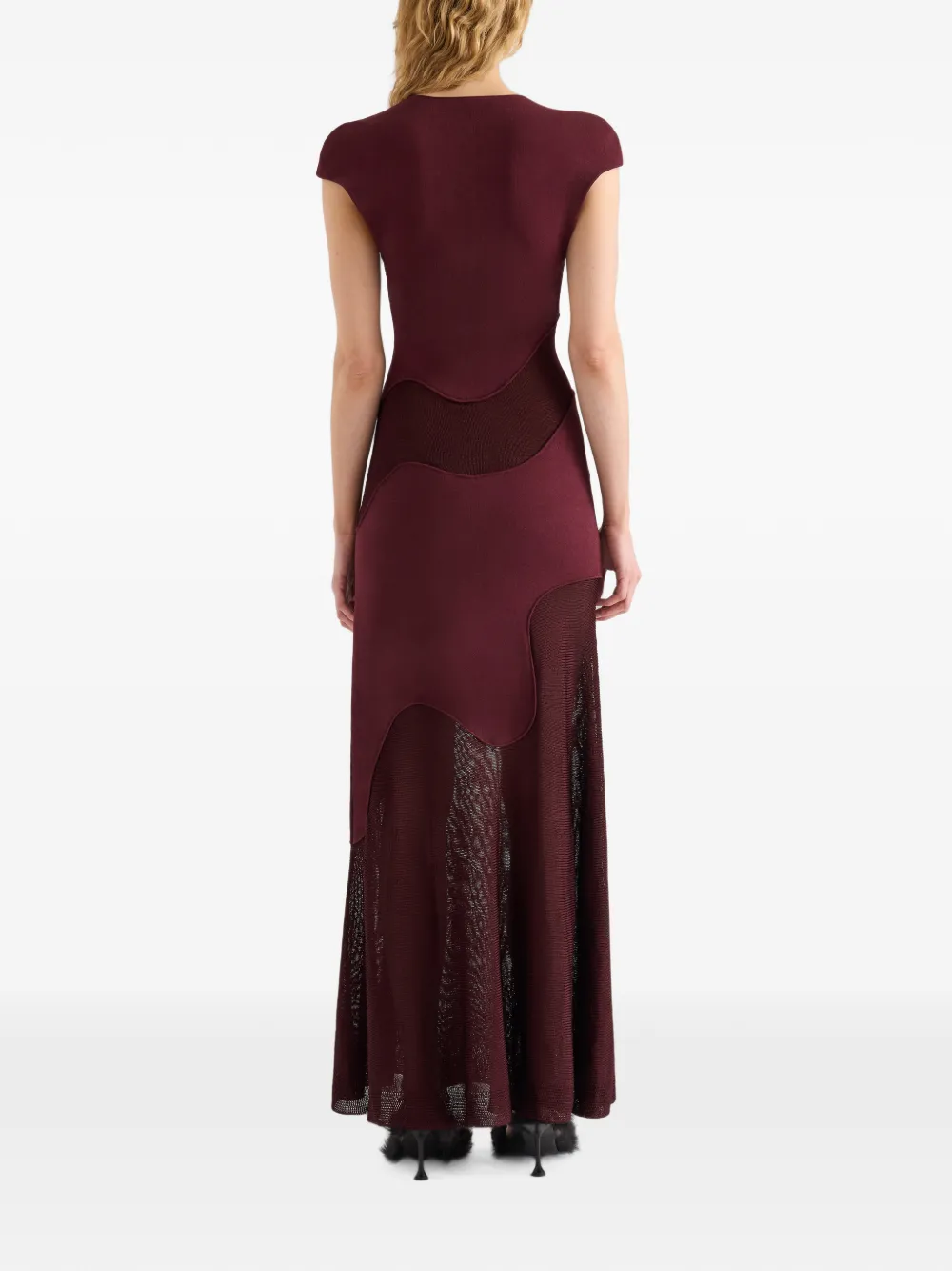 Proenza Schouler Maissa jurk van compacte stretch viscose Rood