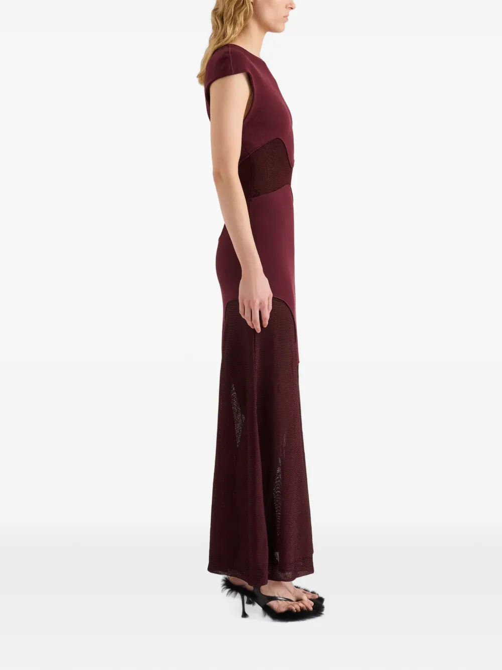 Proenza Schouler Maissa jurk van compacte stretch viscose Rood