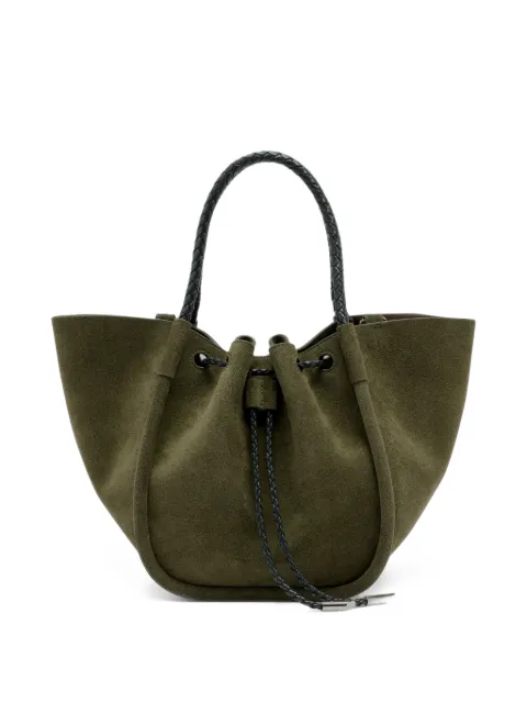 Proenza Schouler small ruched braided tote bag